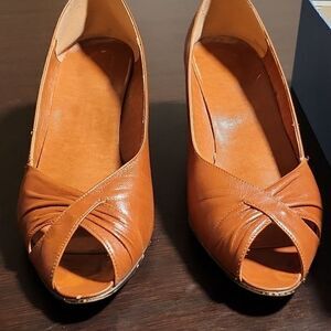 Vintage axiom Italian made heels - brown